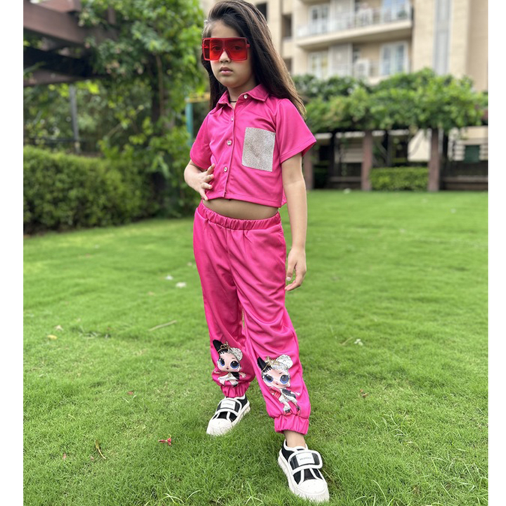 LOL Glitter Jogger Set