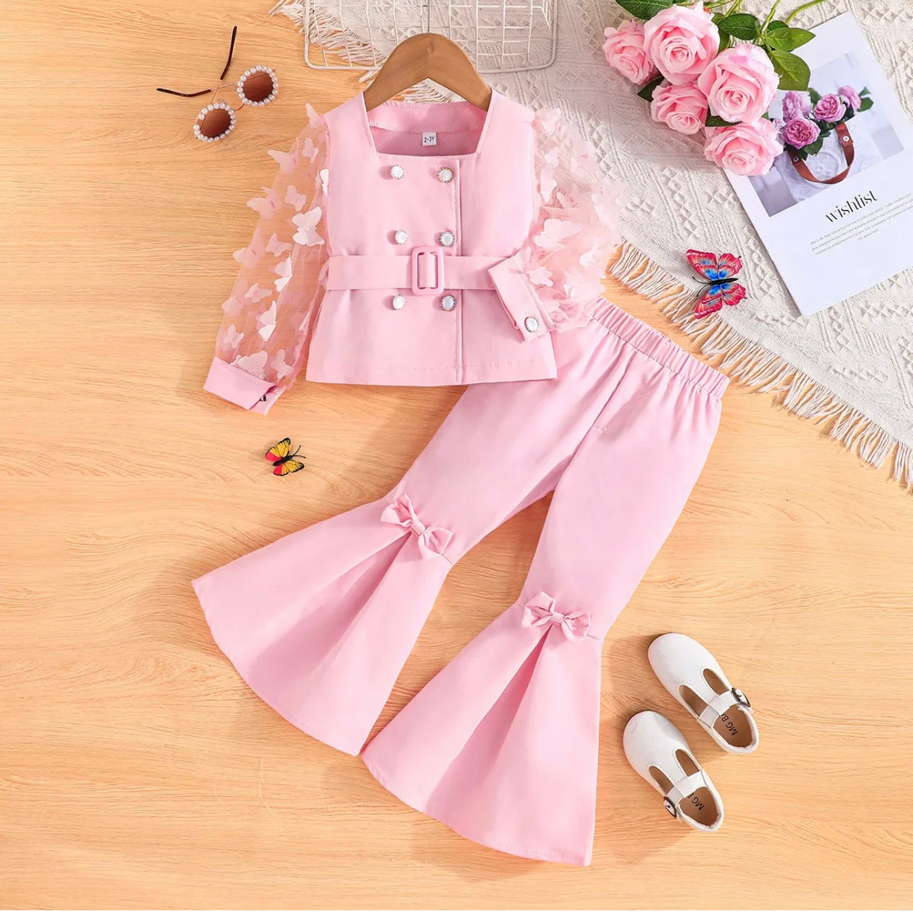 Butterfly Blazer Cord(with belt)