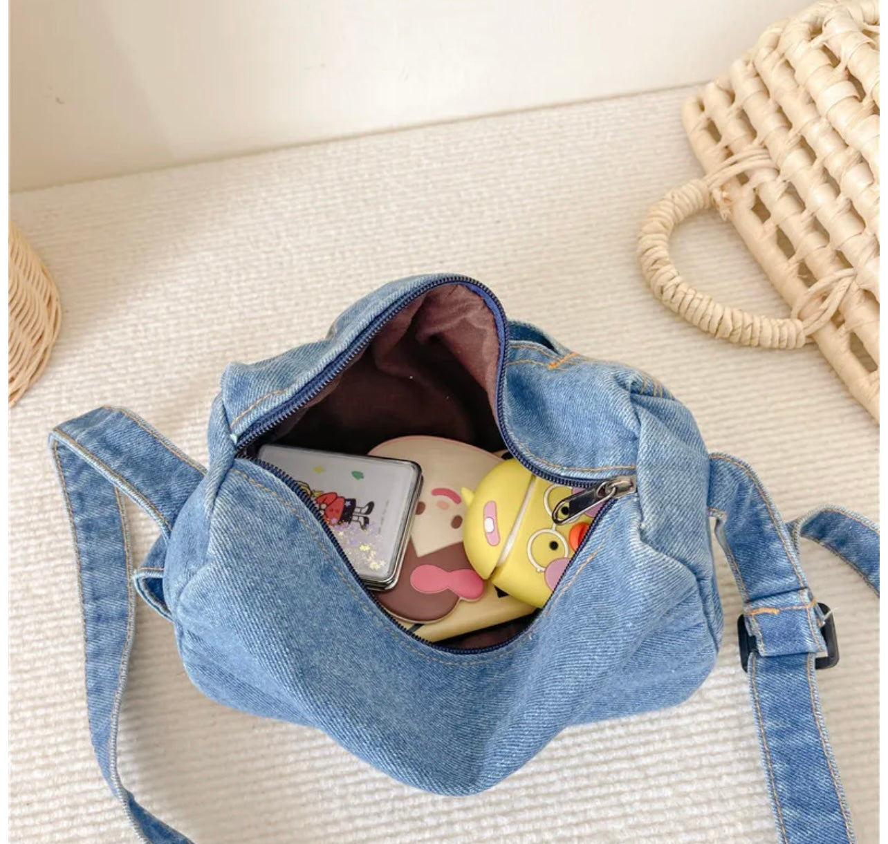 Denim Sling Bag