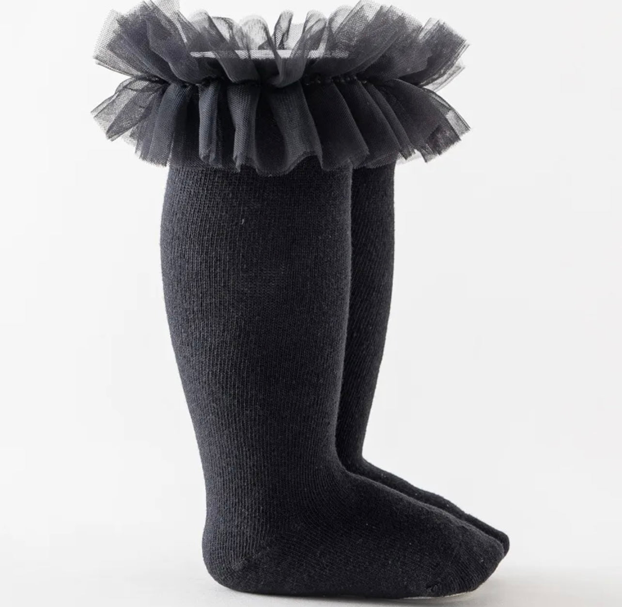 Tulle knee socks