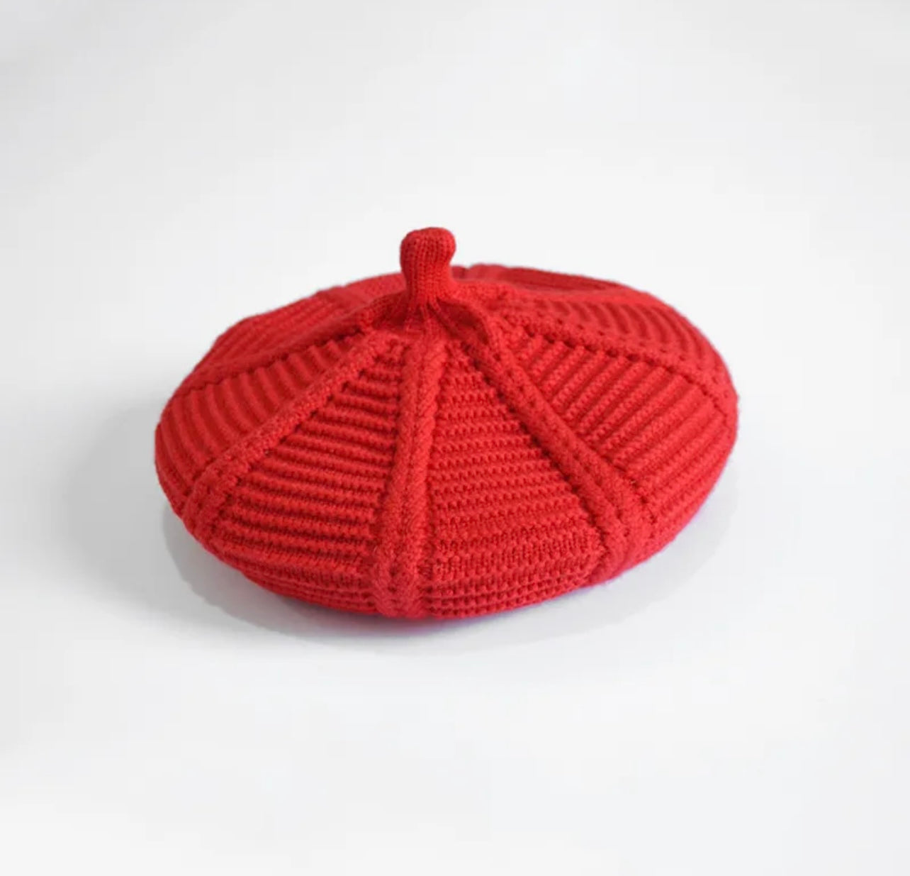 Knit Beret Cap