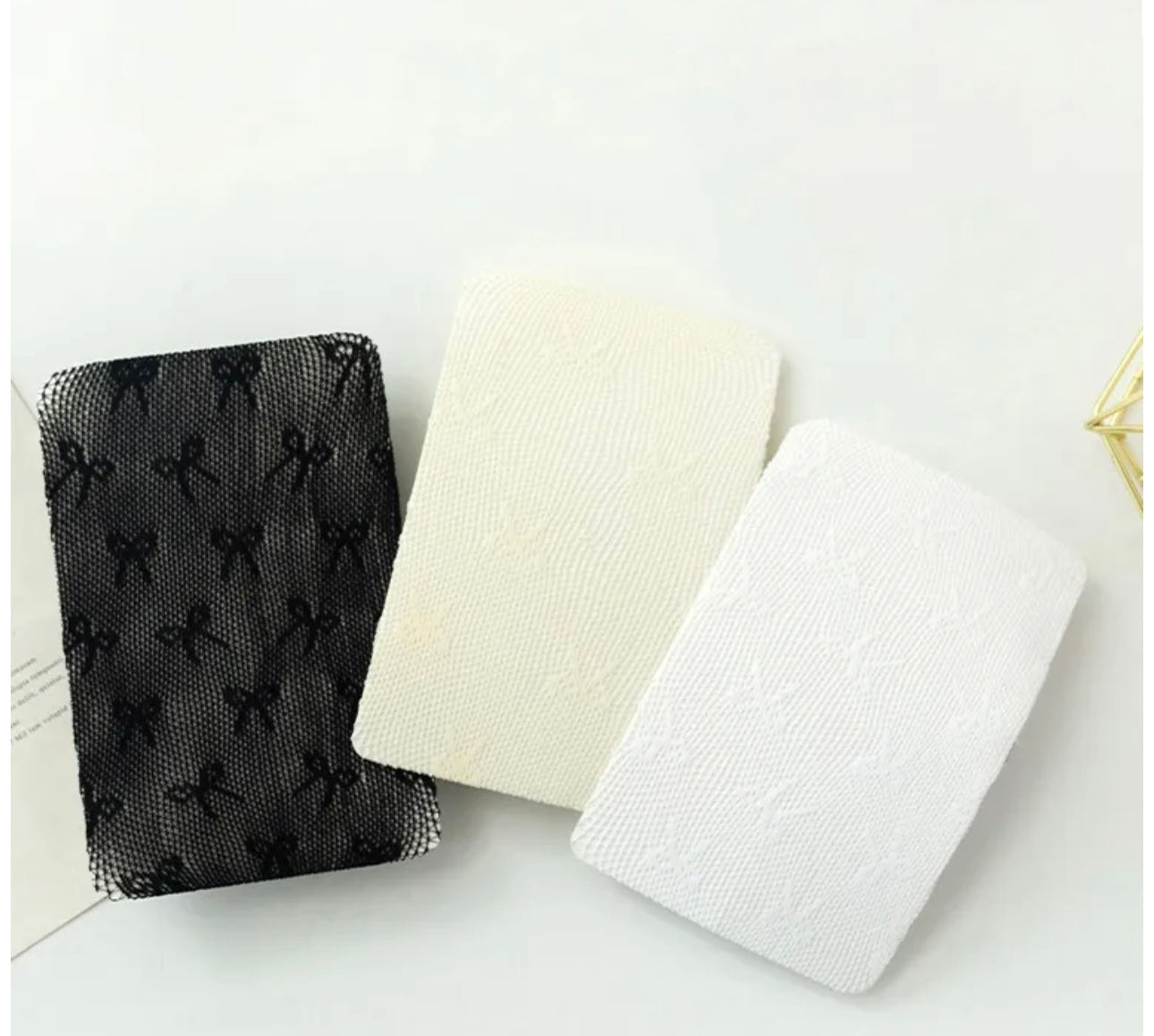 Scissor Print Pantyhose Stocking (Black)