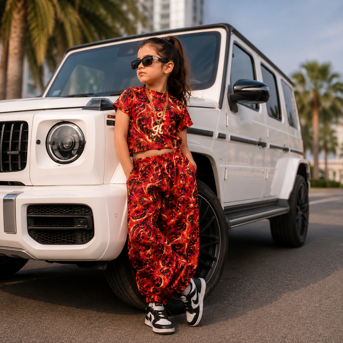 Lady Bug Cord Set| Girls Streetwear & Vacation Outfit