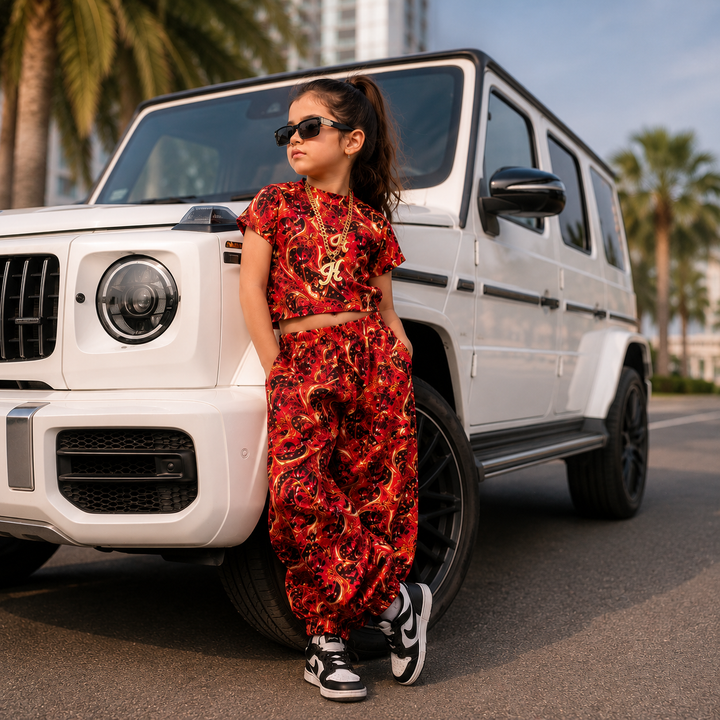 Lady Bug Cord Set| Girls Streetwear & Vacation Outfit