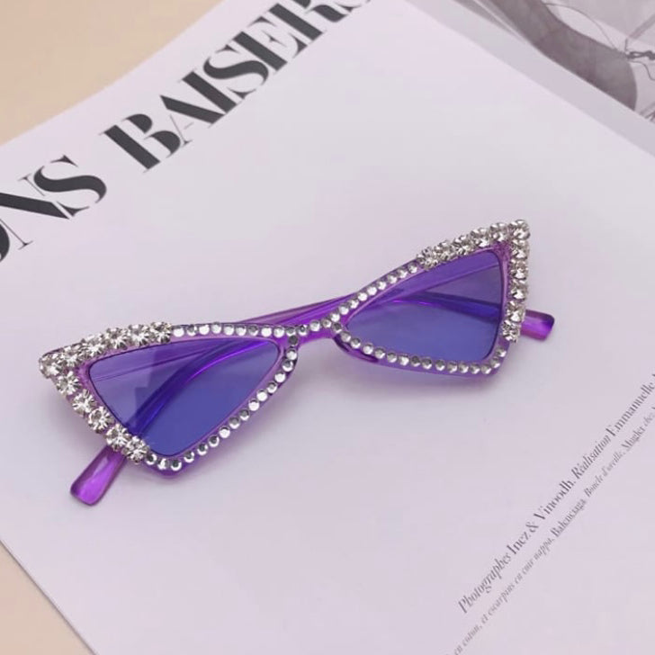 Triangle studded sunglasses