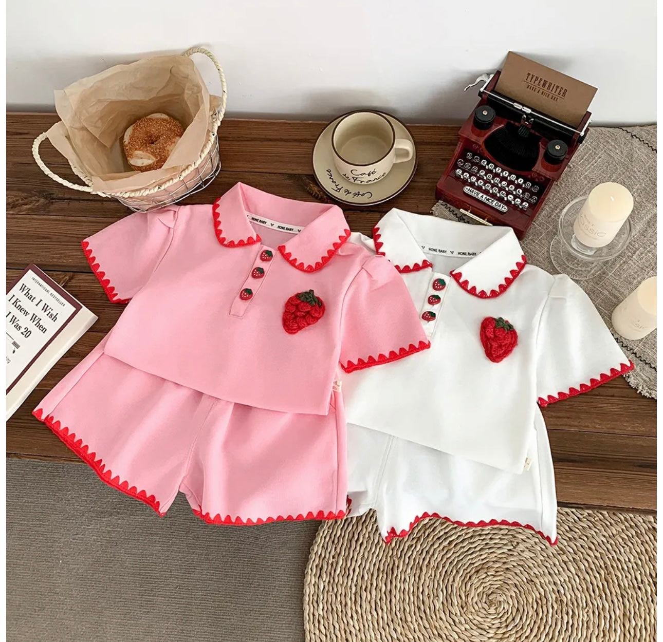 Strawberry Cord (White)