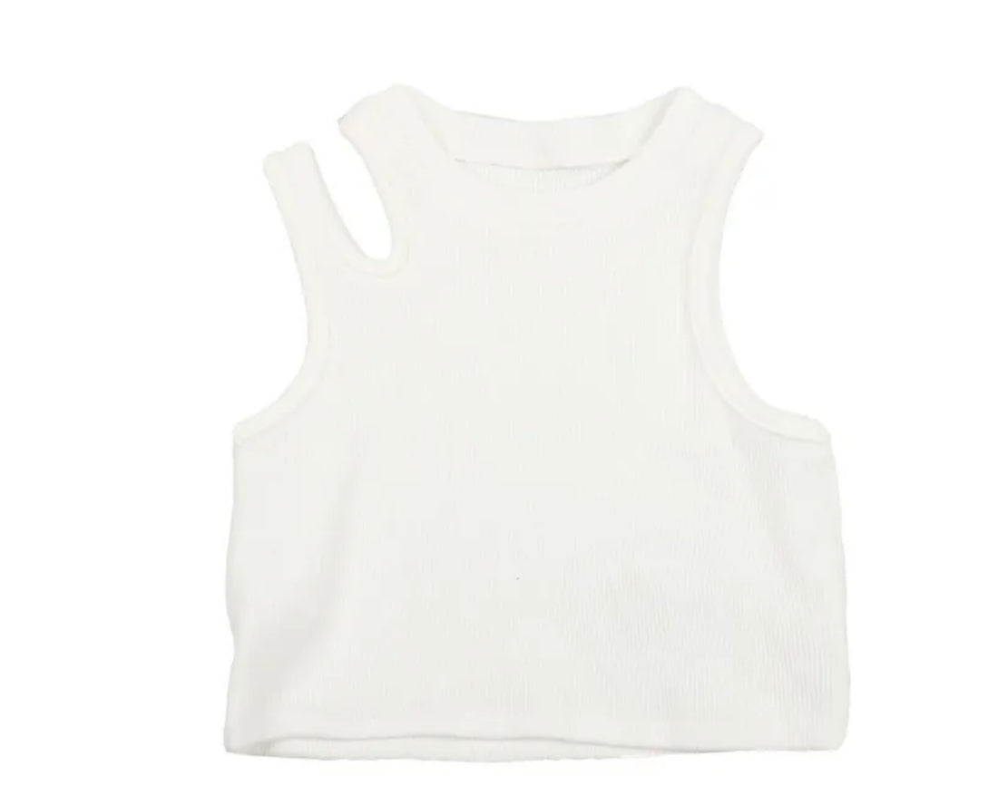 Irregular Strap Tank Top