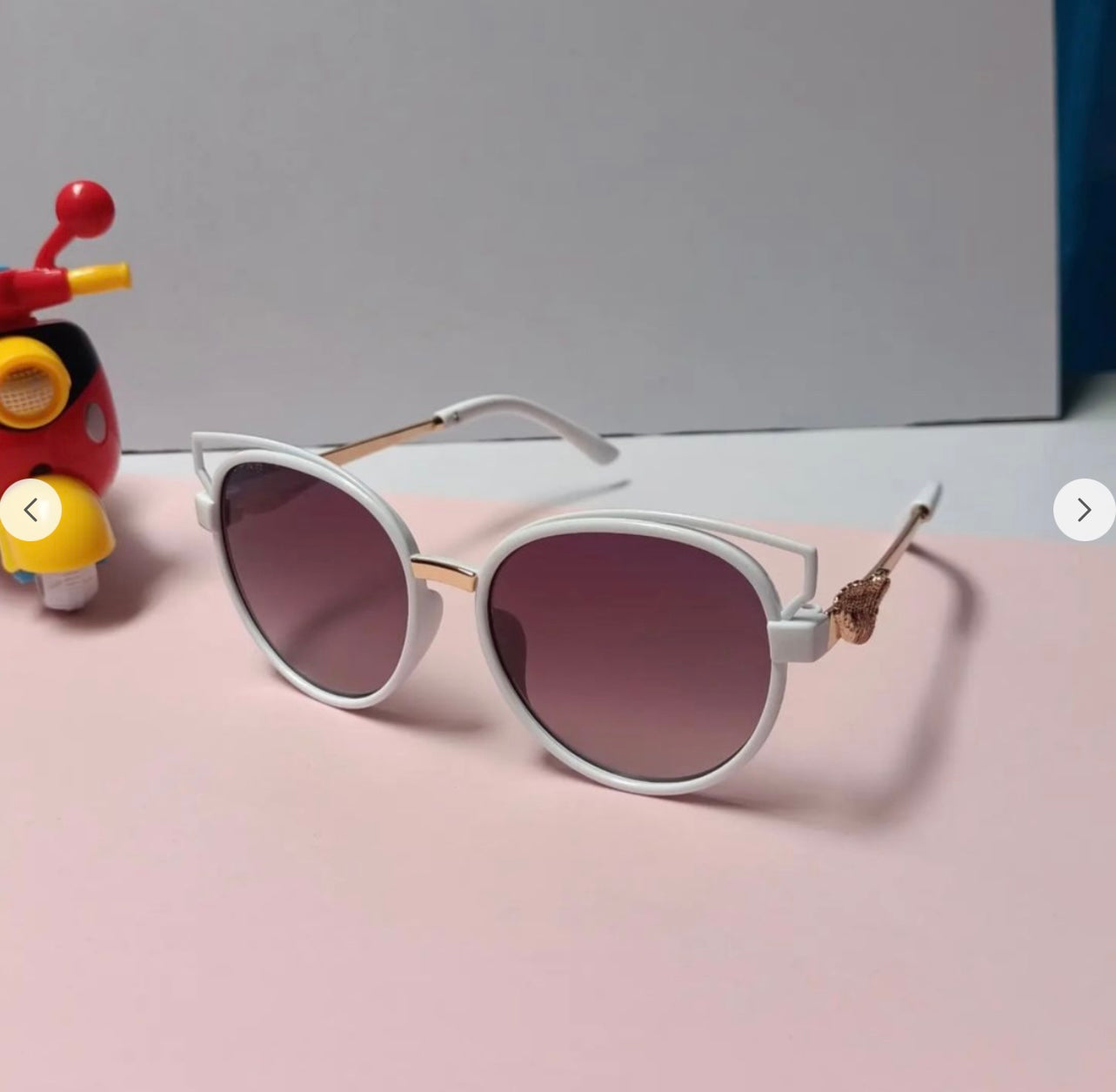 Sunglasses For Kids ( Gold leaf)