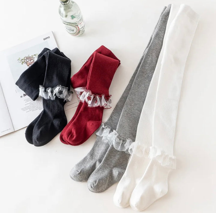 Frill Pantyhose Stockings