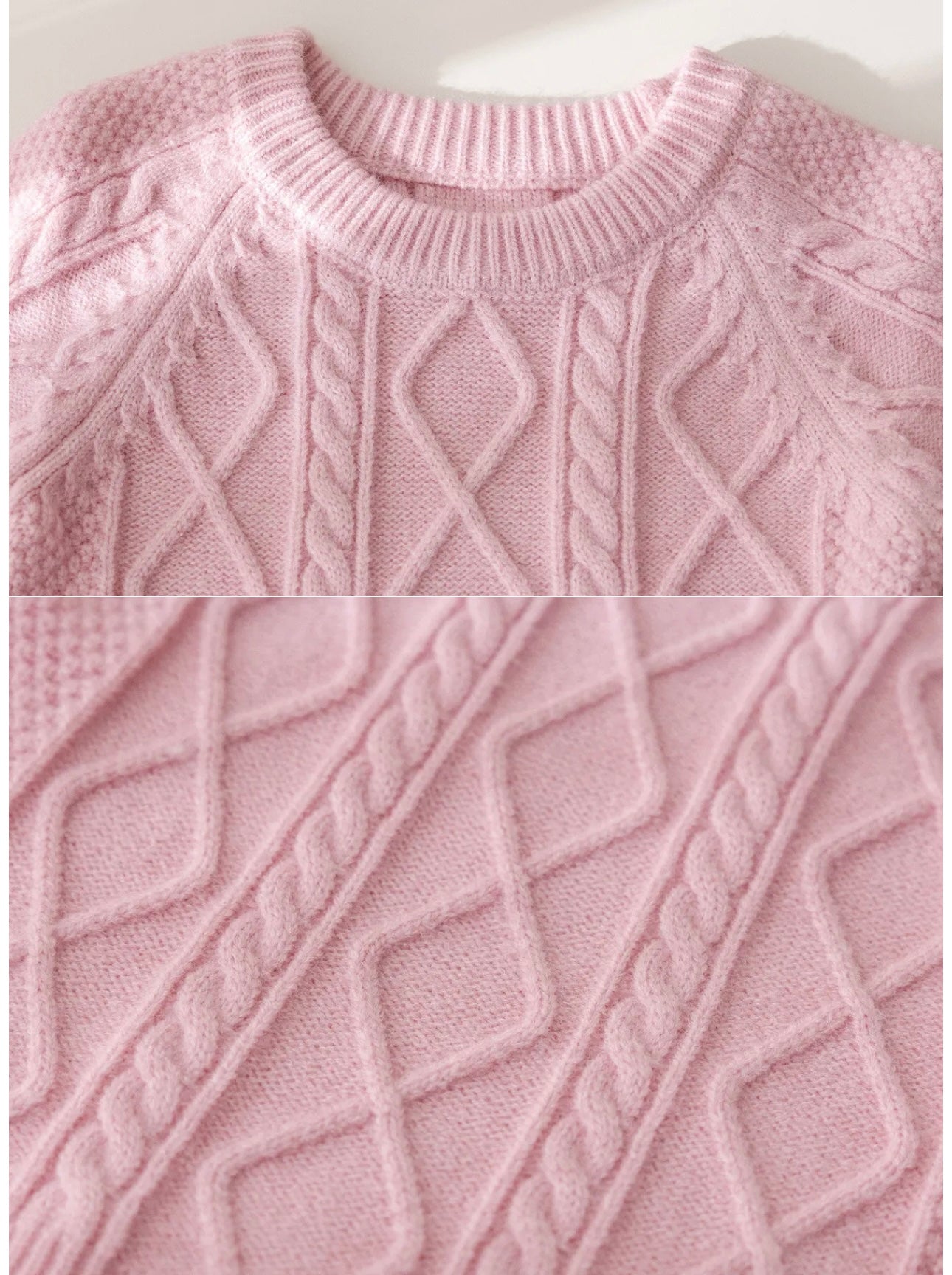 Dust Pink Woollen Set