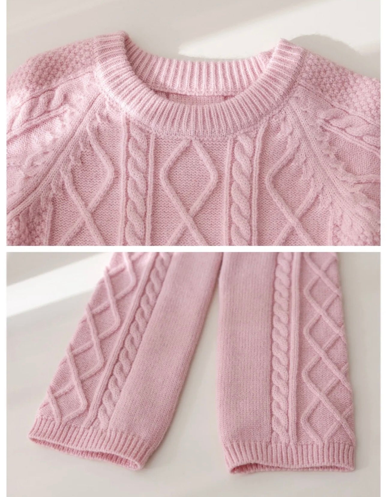 Dust Pink Woollen Set