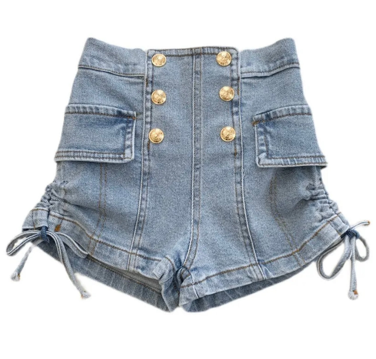 High Waist Denim Shorts