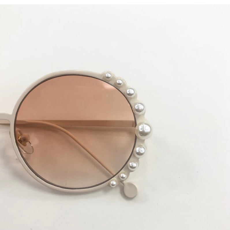 Side pearl sunglasses