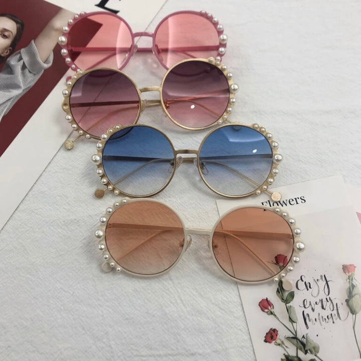 Side pearl sunglasses