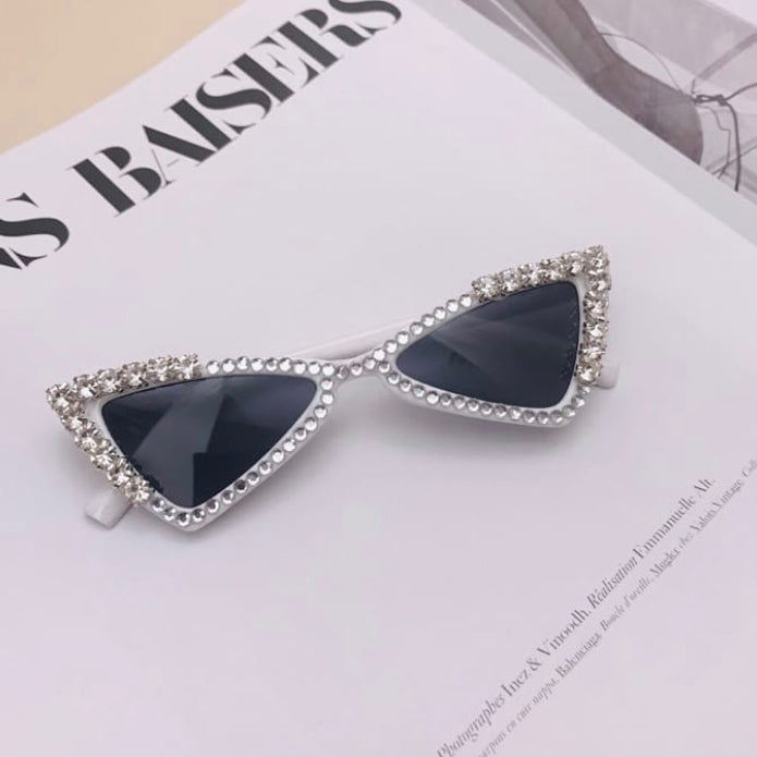 Triangle studded sunglasses